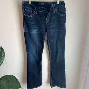 Silver Suki Mid Slim Bootcut Jeans